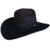 Sombrero Vaquero Americano, Negro - Gamuza en internet