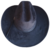 Imagen de Sombrero Vaquero Americano, Negro - Gamuza