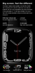 relógio Smartwatch para homens e mulheres, série 8, tela 2.0 ", chamada Bluetooth - comprar online