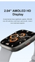 COLMI P68 Smartwatch 2.04'' Tela AMOLED 100 Modos Esportivos Relógio Inteligente Masculino Feminino na internet