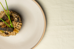 Imagen de RISOTTO CON MIX DE HONGOS Y VEGETALES AHUMADOS