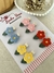 Mini hairclips de florzinhas em crochê