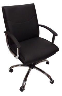 1120 SILLON MADRID RESPALDO MEDIO CON APOYABRAZOS - AJ EQUIPAMIENTOS SRL
