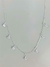 Choker Grumet Pingentes Pontos de Luz Redondo Cristal