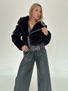 Campera Piel de Mono Simil Cuero - LOLE INDUMENTARIA