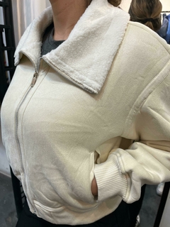 Campera Gamuza con Piel en internet