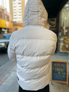 CAMPERA MEN INFLABLE CON PIEL en internet