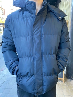 CAMPERA MEN INFLABLE CON PIEL - LOLE INDUMENTARIA