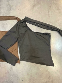 TOP LAZO LYCRA UNA MANGA