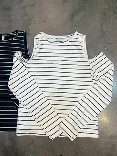 REMERA DURAZNO RAYADA - comprar online