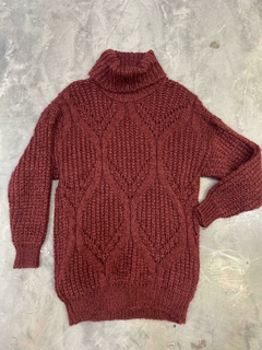 SWETER LANA POLERON LARGO - comprar online