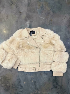 CAMPERA SIMIL CUERO MONO