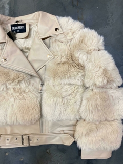 CAMPERA SIMIL CUERO MONO - comprar online
