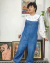 Macacão jeans - XGG na internet