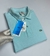 Camiseta Gola Polo 100% Algodão Pima Lac Azul Bebe