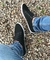 SAPATENIS FRED PERRY COURO NOBUCK PRETO/BRANCO