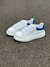 TENIS ALEXANDER MCQUEEN OVERSIZED BRANCO COM PEPA AZUL TURQUESA na internet