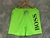 Short Praia Masculino Hugo Boos Verde Escrito Preto