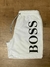 Short Praia Masculino Hugo Boos Branco escrito preto