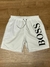 Short Praia Masculino Hugo Boos Branco escrito preto na internet