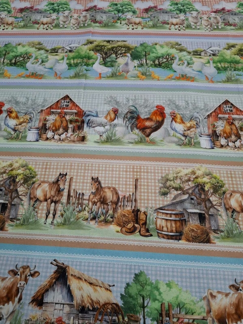 16- Corte de Barrado em Tricoline Digital - comprar online