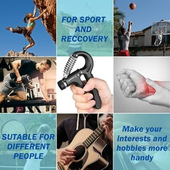 Hand Grip Fitness Equipment, Aperto de mão, Ajustável para Pulso, Punho E Hand - ALPHAshop
