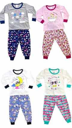 Pijama Feminino Infantil Meia Estação - Mig & Mel Kids