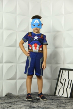 Fantasia Capitão América na internet