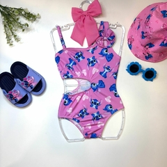 Maiô Stitch Infantil Laço - loja online