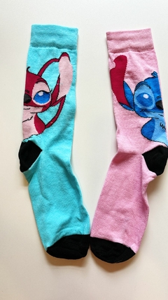 Meia Stitch Colorida na internet