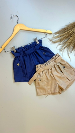 Shorts em Linho