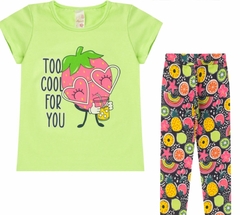 Conjunto Infantil Morango