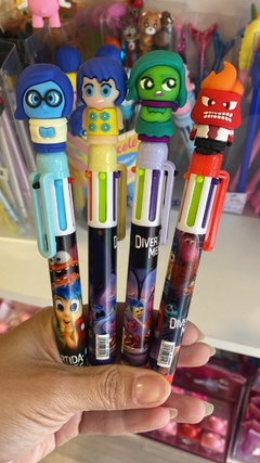 Caneta Divertidamente 6 Cores