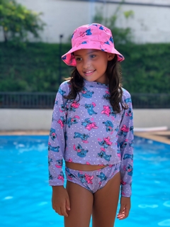 Imagem do Biquini Stitch com camiseta UV