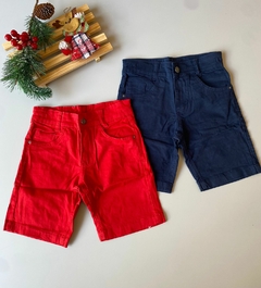 Bermuda Masculina Sarja colorida - Mig & Mel Kids