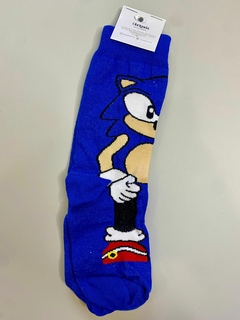 Meia Divertida infantil Sonic