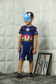 Fantasia Capitão América - Mig & Mel Kids