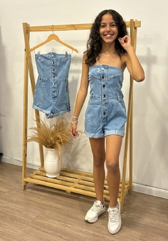 Macacão jeans Selena - comprar online