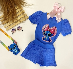 Conjunto Stitch Saia Shorts na internet