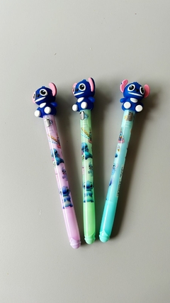 Caneta com Led Stitch - Mig & Mel Kids