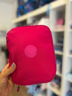Estojo Box liso 2 ziperes - comprar online