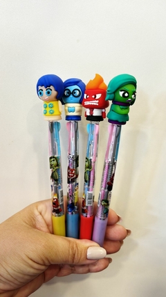 Caneta 3 cores Divertidamente - Mig & Mel Kids