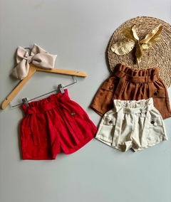 Shorts em Linho