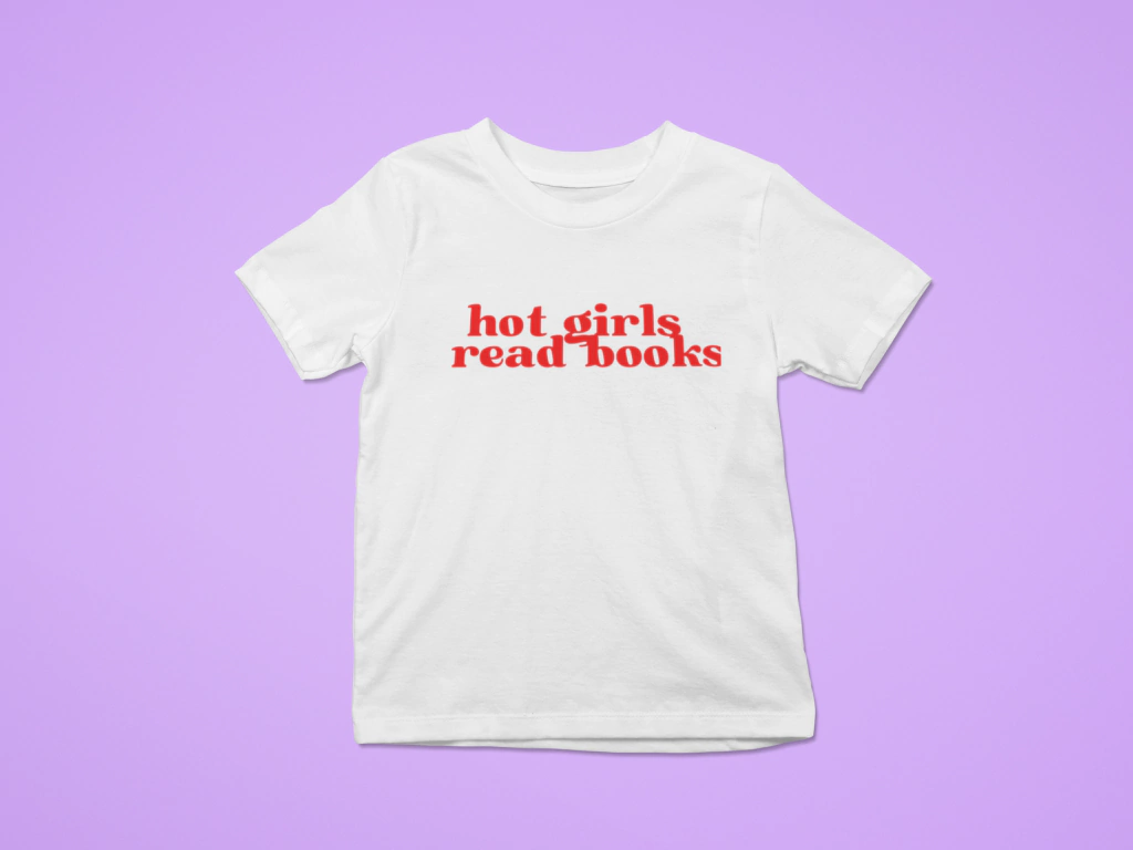 Camiseta Hot girls read books