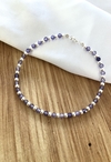 Pulsera plata & cristales