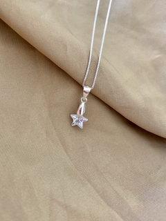Dije Estrella Swarovski Blanco