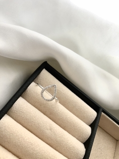 Anillo Gota microcubic - comprar online