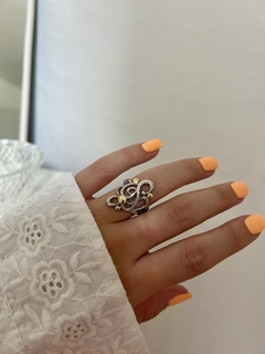 Anillo plata & oro