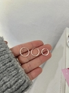 Argollas plata fina 15 mm