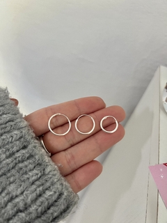 Argollitas lisas 12 mm - comprar online